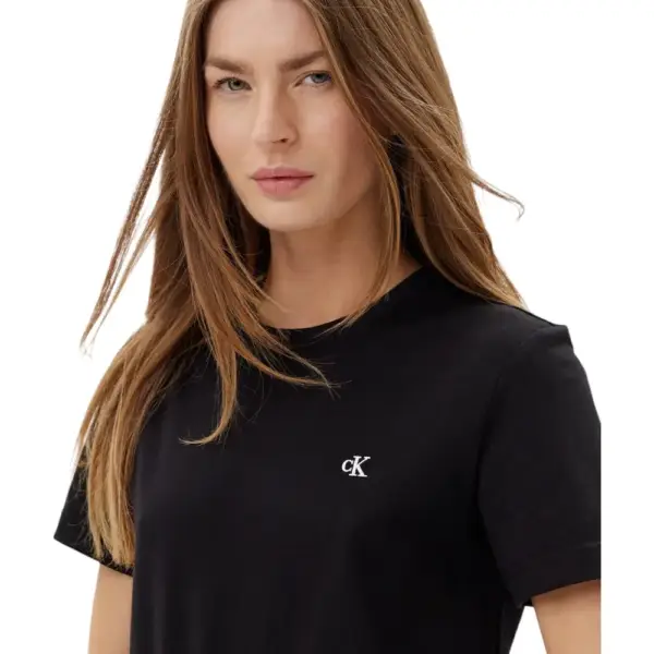 Calvin Klein - Γυναικείο T-Shirt Ck Archive Jersey Crew Tee LV047B224G-UB1 Μαύρο LV047B224G-UB1