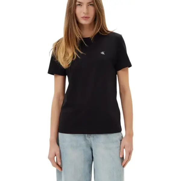 Calvin Klein - Γυναικείο T-Shirt Ck Archive Jersey Crew Tee LV047B224G-UB1 Μαύρο
