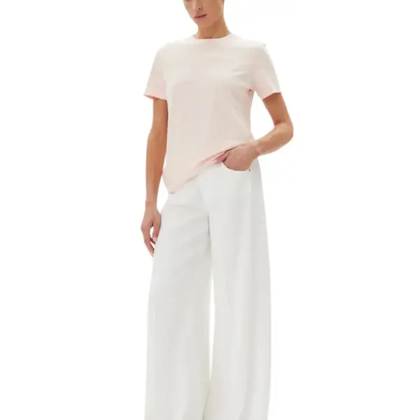 Calvin Klein - Γυναικείο T-Shirt Ck Archive Jersey Crew Tee LV047B224G-VI7 Ροζ LV047B224G-VI7