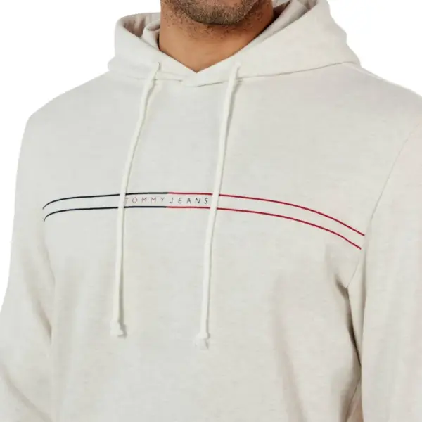 Tommy Hilfiger - Ανδρικό Φούτερ Regular Entry Graphic Hoodie DM0DM20847-AE3 Μπεζ DM0DM20847-AE3