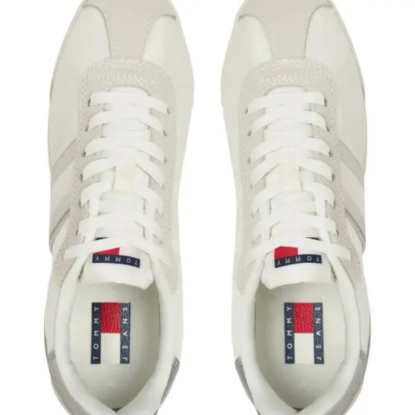 Tommy Hilfiger - Γυναικεία Sneakers Th Low‑Top Runner EN0EN02706-YBL Εκρού EN0EN02706-YBL