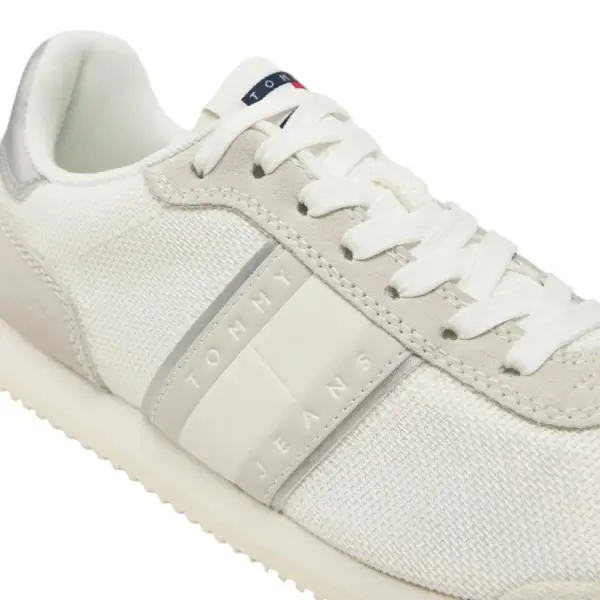 Tommy Hilfiger - Γυναικεία Sneakers Th Low‑Top Runner EN0EN02706-YBL Εκρού EN0EN02706-YBL