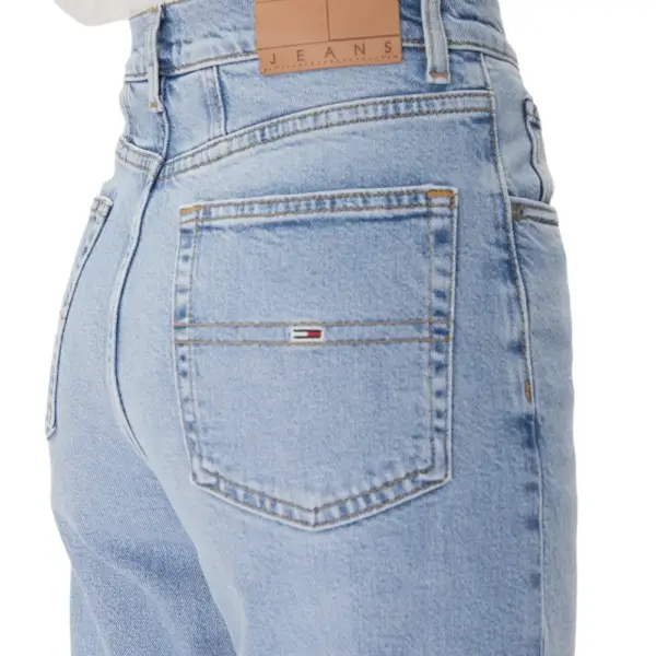 Tommy Hilfiger - Γυναικείο Jean Mom Uh Tpr DW0DW20041-1AB Μπλε DW0DW20041-1AB