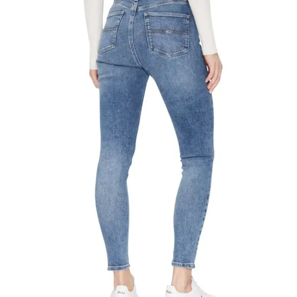 Tommy Hilfiger - Γυναικείο Jean Sylvia High Skinny DW0DW20655-1AB Μπλε DW0DW20655-1AB