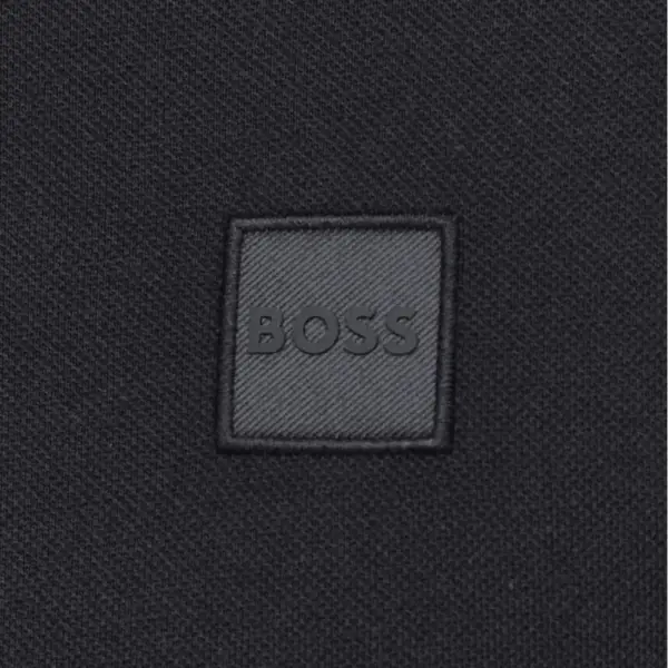 Boss - Ανδρικό Polo T-shirt Passenger Slim Fit 50507803-001 Μαύρο 50507803-001