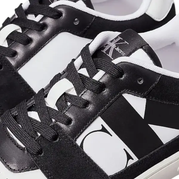 Calvin Klein - Classic Cupsole Ανδρικά Sneakers YM0YM01093-0GM Μαύρο/Λευκό YM0YM01093-0GM