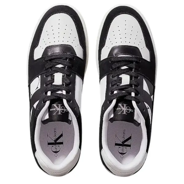 Calvin Klein - Classic Cupsole Ανδρικά Sneakers YM0YM01093-0GM Μαύρο/Λευκό YM0YM01093-0GM