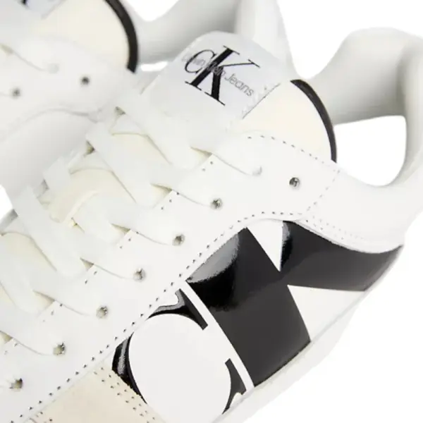 Calvin Klein - Cupsole Lth Ανδρικά Chunky Sneakers YM0YM00897-01T Λευκό YM0YM00897-01T
