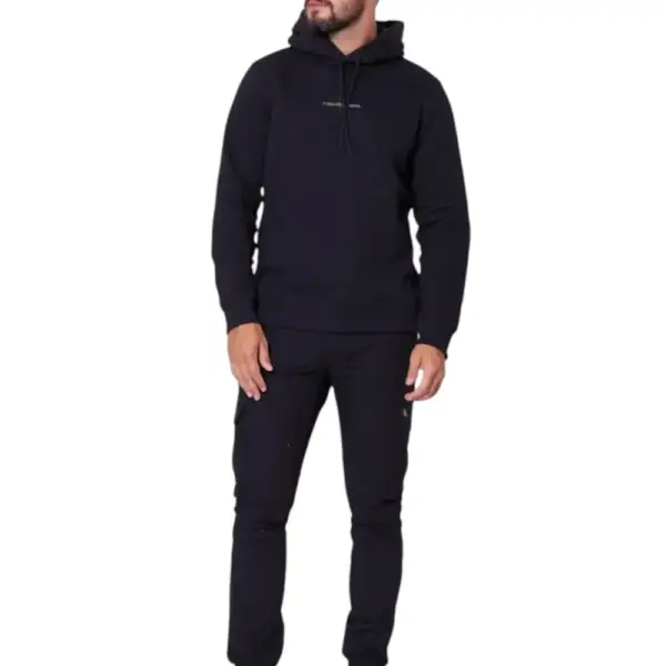 Calvin Klein - Fleece Monogram Φούτερ J30J325629-0GM Μαύρο J30J325629-0GM