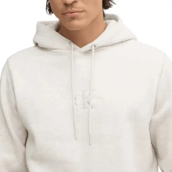 Calvin Klein - Fleece Monogram Φούτερ J30J325629-P6G Γκρι J30J325629-P6G