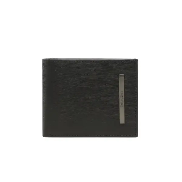 Calvin Klein - Ανδρικό Δερμάτινο Πορτοφόλι Ck Bifold Wallet K50K510612-BAX Μαύρο