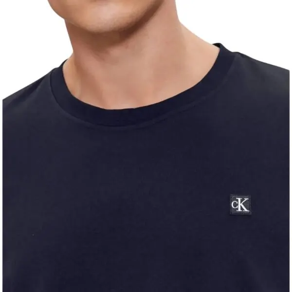 Calvin Klein - Ανδρικό T-shirt Regular Fit Ck Embro Badge Tee J30J325268-CHW Mπλε J30J325268-CHW