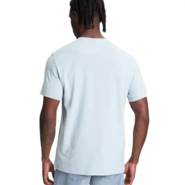 Calvin Klein - Ανδρικό T-shirt Smooth Cttn Solid Regular Fit LV040HM265-3UD Σιέλ LV040HM265-3UD