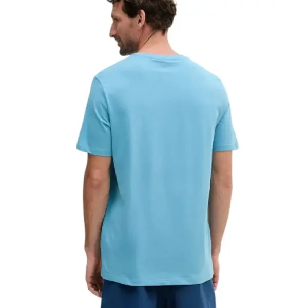 Calvin Klein - Ανδρικό T-shirt Smooth Cttn Solid Regular Fit LV040HM265-VF5 Μπλε LV040HM265-VF5