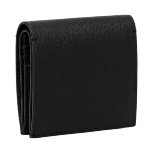 Calvin Klein - Ανδρικό Δερμάτινο Πορτοφόλι Ck Metal Trifold Wallet K50K510622-BAX Μαύρο K50K510622-BAX
