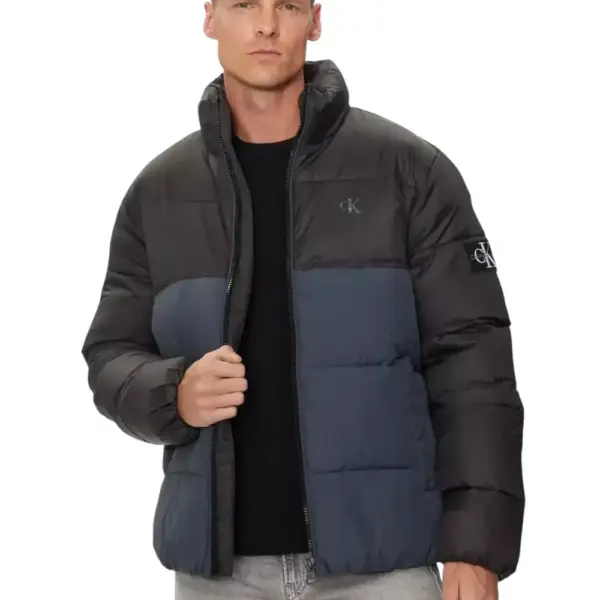 Calvin Klein - Ανδρικό Μπουφάν Colour Block Non Down Jacket J30J325584-PPK Μπλε Σκούρο