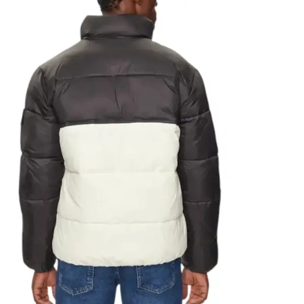 Calvin Klein - Ανδρικό Μπουφάν Colour Block Non Down Jacket J30J325584-YBI Εκρού J30J325584-YBI