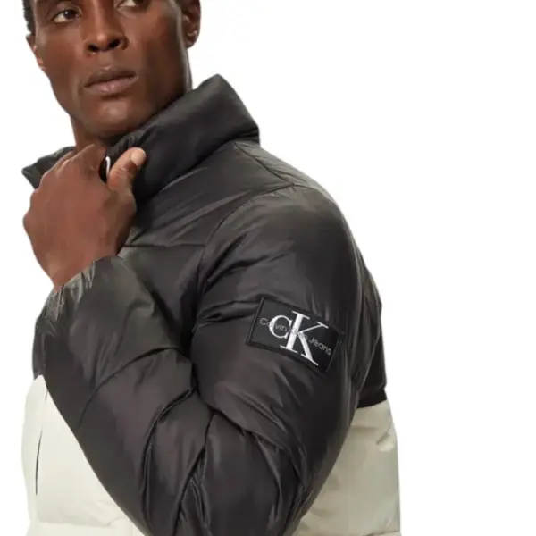 Calvin Klein - Ανδρικό Μπουφάν Colour Block Non Down Jacket J30J325584-YBI Εκρού J30J325584-YBI