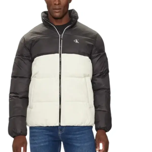 Calvin Klein - Ανδρικό Μπουφάν Colour Block Non Down Jacket J30J325584-YBI Εκρού