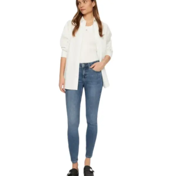 Calvin Klein - Γυναικείο Παντελόνι Mid Rise Skinny Jeans J20J224488-1A4 Μπλε J20J224488-1A4