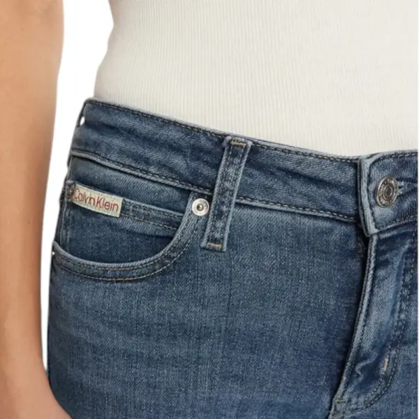 Calvin Klein - Γυναικείο Παντελόνι Mid Rise Skinny Jeans J20J224488-1A4 Μπλε J20J224488-1A4