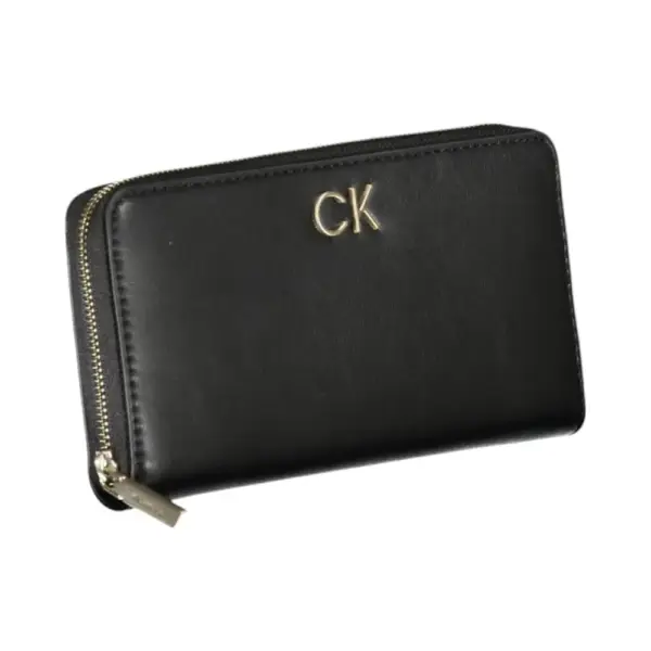 Calvin Klein - Γυναικείο Πορτοφόλι Re Lock ZA Wallet Lg K60K609699-BEH Μαύρο K60K609699-BEH