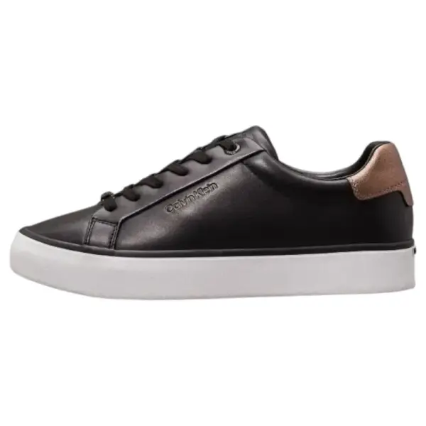 Calvin Klein - Δερμάτινα Γυναικεία Sneakers HW0HW02104-0GL Μαύρο Μπρονζέ HW0HW02104-0GL