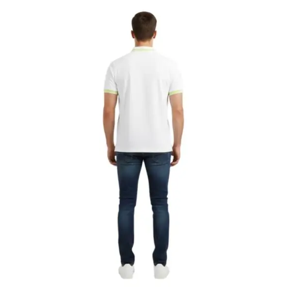 Cavalli Class - Ανδρική Μπλούζα Κοντομάνικη Polo Πικέ QXT64YKB002-00053 Λευκό QXT64YKB002-00053