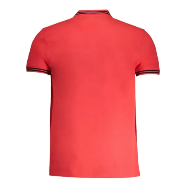 Cavalli Class - Ανδρική Μπλούζα Κοντομάνικη Polo Πικέ QXT64YKB002-02000 Κόκκινο QXT64YKB002-02000