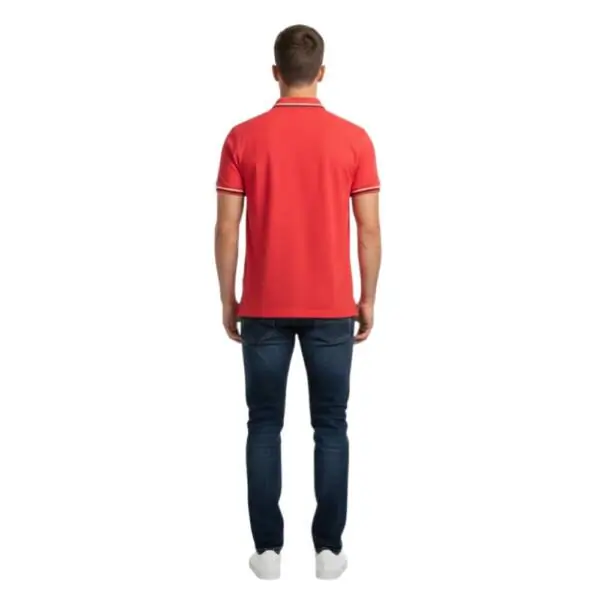 Cavalli Class - Ανδρικό Polo T-shirt QXT64TKB002-02000 Κόκκινο QXT64TKB002-02000