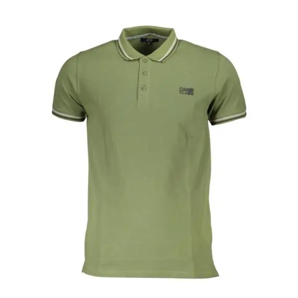 Cavalli Class - Ανδρικό Polo T-shirt QXT64TKB002-04050 Πράσινο QXT64TKB002-04050