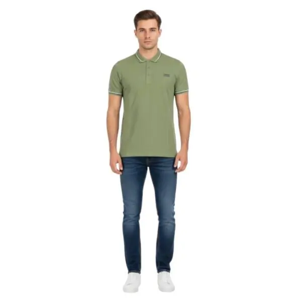 Cavalli Class - Ανδρικό Polo T-shirt QXT64TKB002-04050 Πράσινο