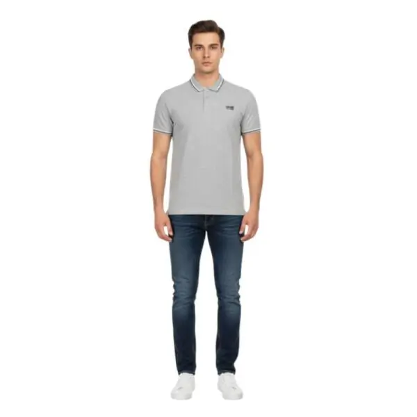 Cavalli Class - Ανδρικό Polo T-shirt QXT64TKB002-05012 Γκρι