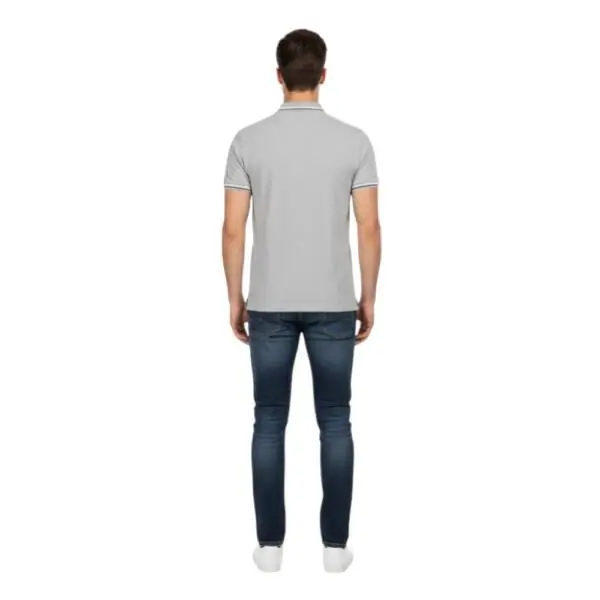 Cavalli Class - Ανδρικό Polo T-shirt QXT64TKB002-05012 Γκρι QXT64TKB002-05012