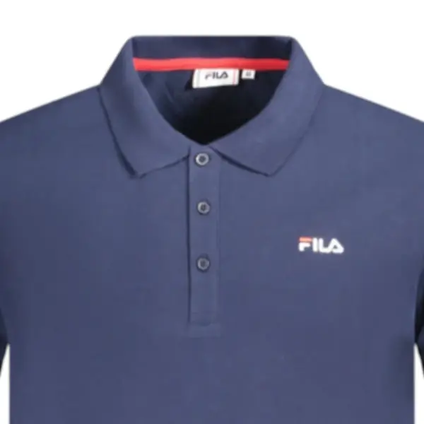 Fila - Ανδρικό Polo T-shirt Slim Fit FAM0717-50004 Μπλε Σκούρο FAM0717-50004
