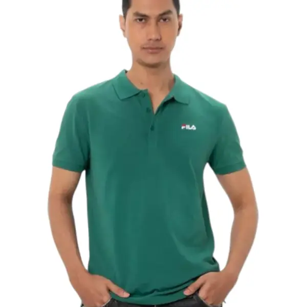 Fila - Ανδρικό Polo T-shirt Slim Fit FAM0717-60084 Πράσινο