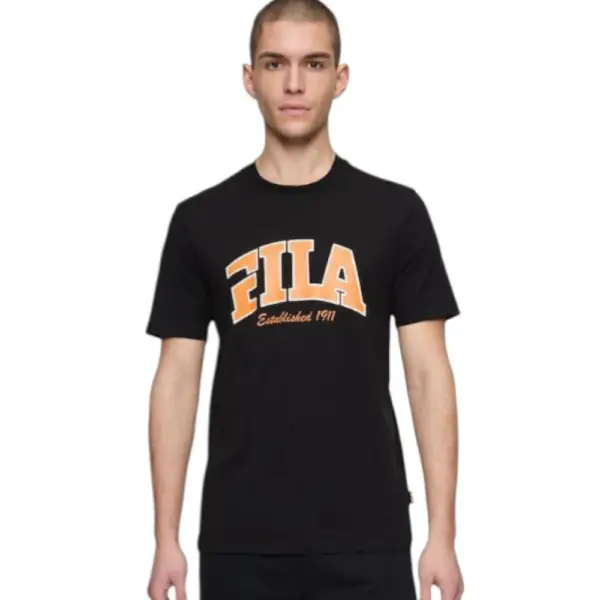 Fila - Ανδρικό T-shirt Lanaken Regular Fit FAM0882-80010 Μαύρο