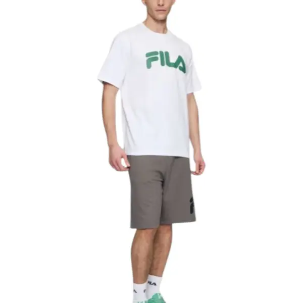 Fila - Ανδρικό T-shirt Lasson Loose Fit Tee FAM0873-10001 Λευκό