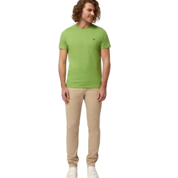 Harmont & Blaine - Ανδρικό T-shirt Κοντομάνικο Slim Fit INL001021223-600 Πράσινο