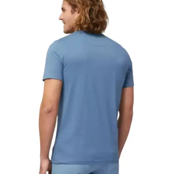 Harmont & Blaine - Ανδρικό T-shirt Κοντομάνικο Slim Fit INL001021223-856 Μπλε INL001021223-856