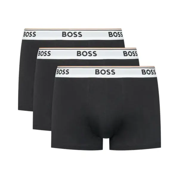 Hugo Boss - Ανδρικά Μποξεράκια Power Bodywear 3Pack 50475274-994 Μαύρο