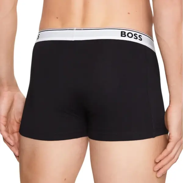 Hugo Boss - Ανδρικά Μποξεράκια Power Bodywear 3Pack 50475274-994 Μαύρο 50475274-994