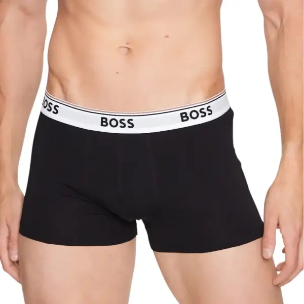 Hugo Boss - Ανδρικά Μποξεράκια Power Bodywear 3Pack 50475274-994 Μαύρο 50475274-994