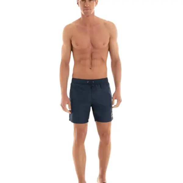 Karl Lagerfeld - Ανδρικό Μαγιό Σορτς KL22MBM01-NAVY Μπλε Ναυτικό