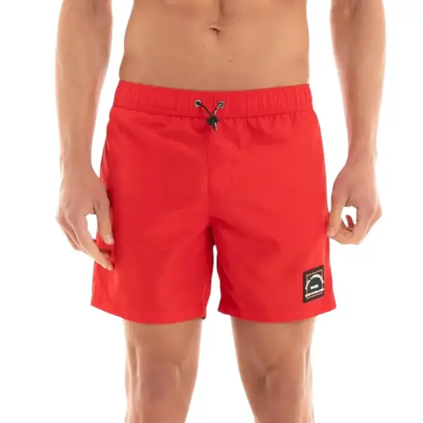 Karl Lagerfeld - Ανδρικό Μαγιό Σορτς KL22MBM01-RED Κόκκινο