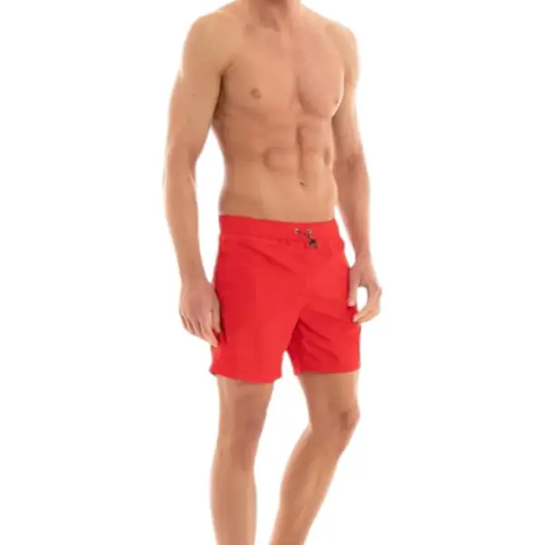 Karl Lagerfeld - Ανδρικό Μαγιό Σορτς KL22MBM01-RED Κόκκινο KL22MBM01-RED