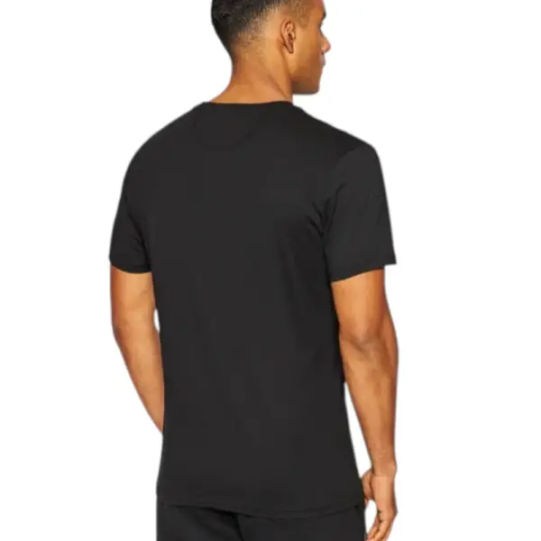 La Martina - Ανδρικό T-Shirt Slim Fit XMR005-JS206-09999 Μαύρο XMR005-JS206-09999