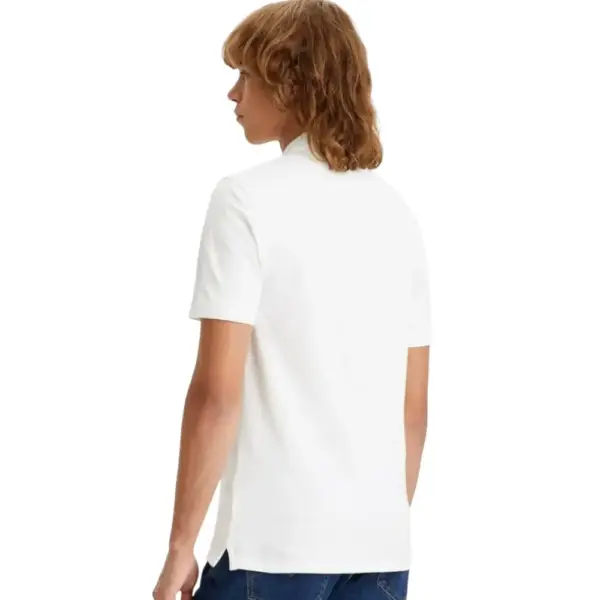 Levi's - Ανδρικό Polo T-shirt Slim Fit Housemark A4842-0002 Λευκό A4842-0002