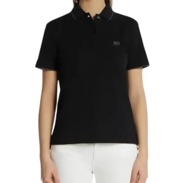 Napapijri -T-Shirt E-Nina Slim Fit NP0A4H8E-041 Μαύρο NP0A4H8E-041