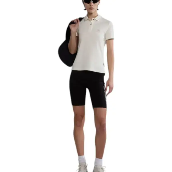 Napapijri -T-Shirt E-Nina Slim Fit NP0A4H8E-002 Λευκό NP0A4H8E-002